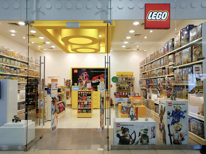 LEGO, сеть магазинов - освещение рис.7